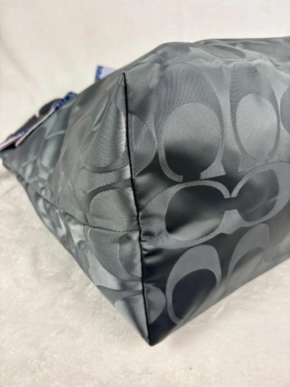 Coach Getaway Signature Nylon Packable Weekender Tote and Pouch with Scarf